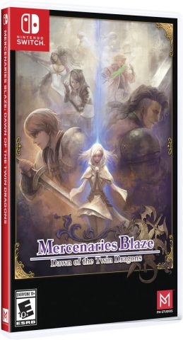mercenaries blaze dawn of the twin dragons physical retail release circle ent & pm studios nintendo switch cover www.limitedgamenews.com