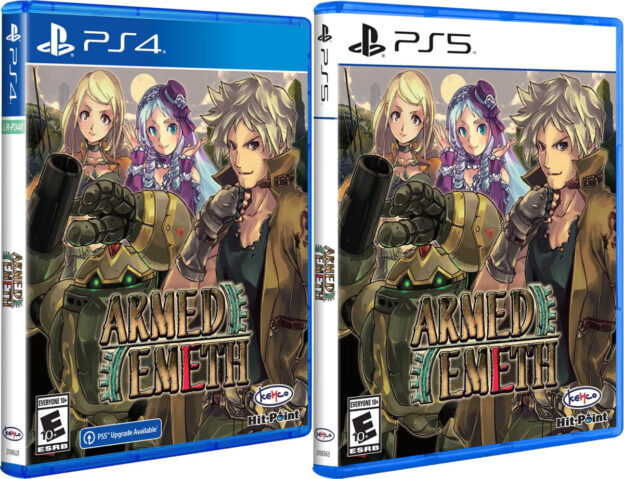 armed emeth physical retail release ersb us limited run games playstation 4 playstation 5 cover www.limitedgamenews.com