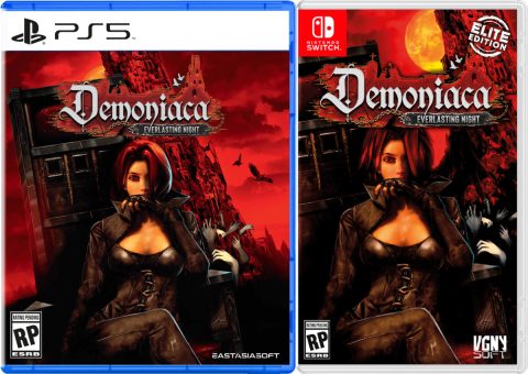 demoniaca everlasting night physical retail release esrb us vgnysoft playstation 5 nintendo switch cover www.limitedgamenews.com