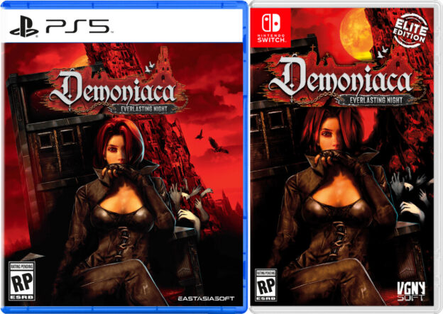 demoniaca everlasting night physical retail release esrb us vgnysoft playstation 5 nintendo switch cover www.limitedgamenews.com