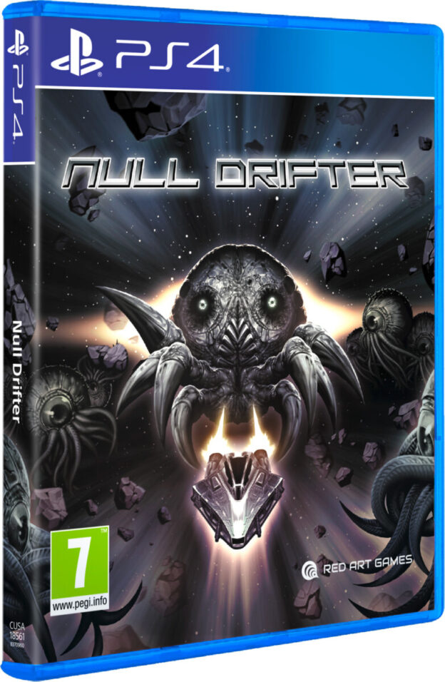 null drifter physical retail release pegi eu red art games playstation 4 cover www.limitedgamenews.com
