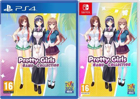 pretty girls game collection physical retail release pegi eu release funbox media playstation 4 nintendo switch cover www.limitedgamenews.com