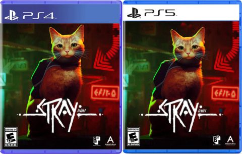 stray iam8bit exlusive edition physical retail release esrb us playstation 4 playstation 5 cover www.limitedgamenews.com