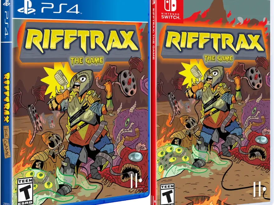 rifftrax-the-game-physical-retail-release-esrb-us-wide-right-interactive-x-limited-run-games-playstation-4-nintendo-switch-cover-www.limitedgamenews.com