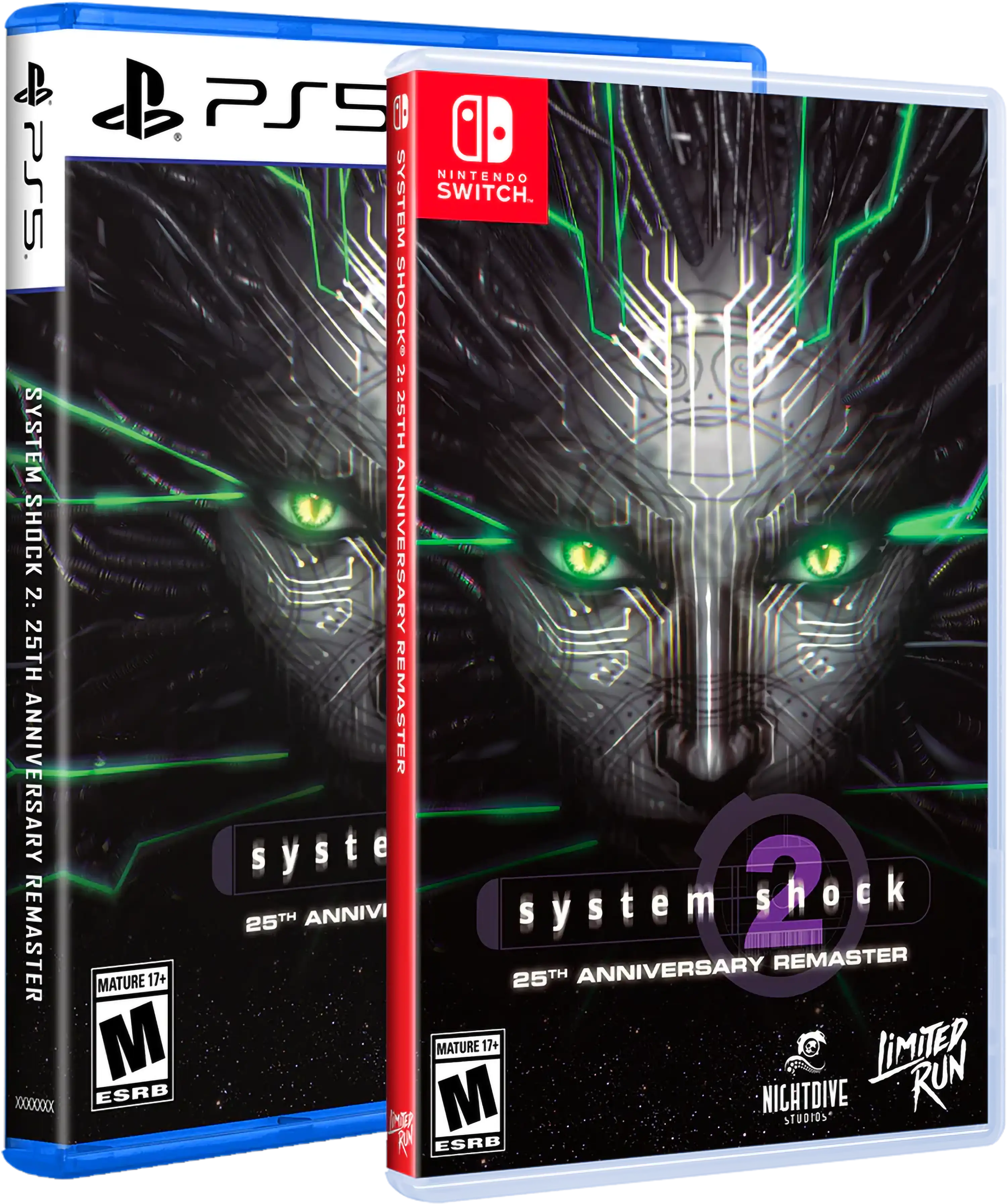 system-shock-2-25th-anniversary-remaster-standard-edition-esrb-us-limited-run-games-playstation-5-nintendo-switch-cover-www.limitedgamenews.com