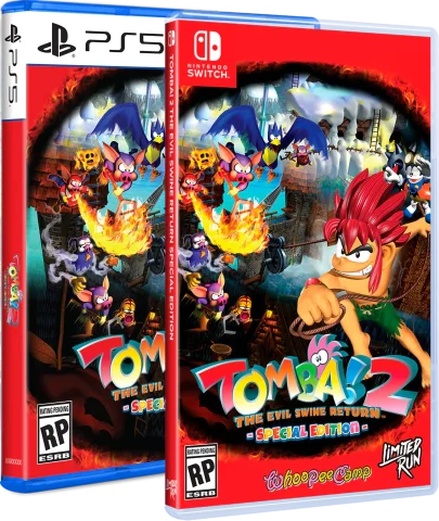 tomba-2-the-evil-swine-returns-special-edition-standard-edition-physical-retail-release-esrb-us-limited-run-games-playstation-5-nintendo-switch-cover-www.limitedgamenews.com