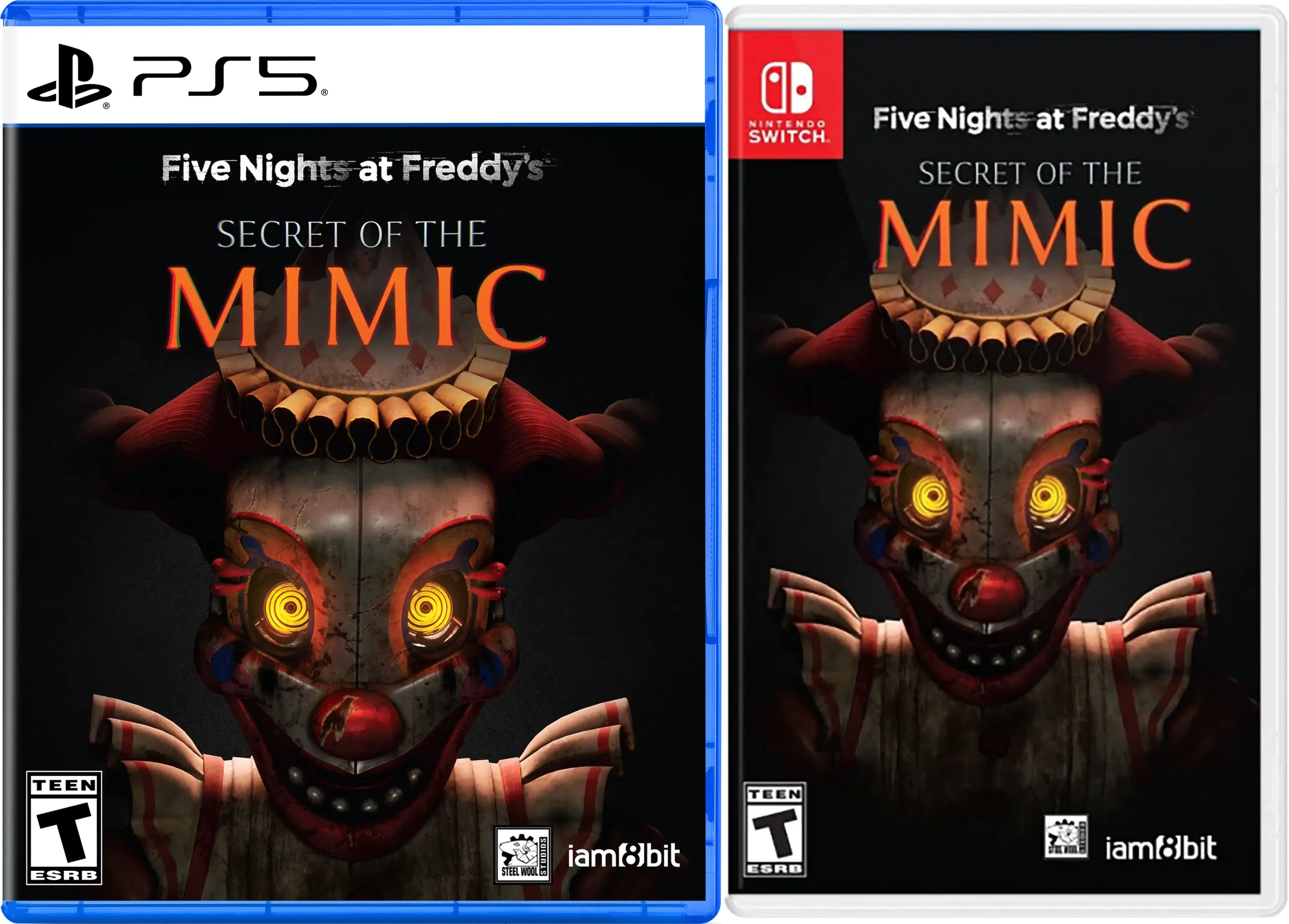 five-nights-at-freddys-secret-of-the-mimic-physical-retail-release-esrb-us-iam8bit-playstation-5-nintendo-switch-cover-www.limitedgamenews.com